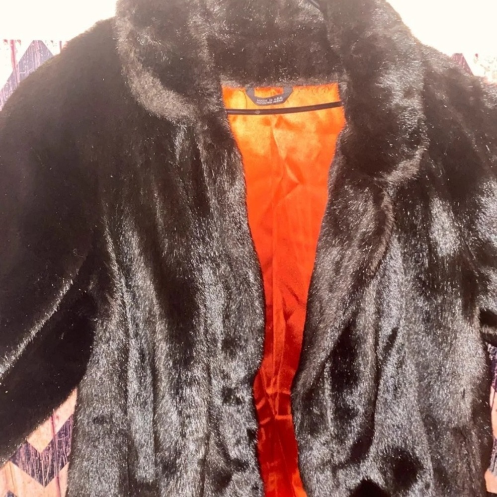 Fox fur coat